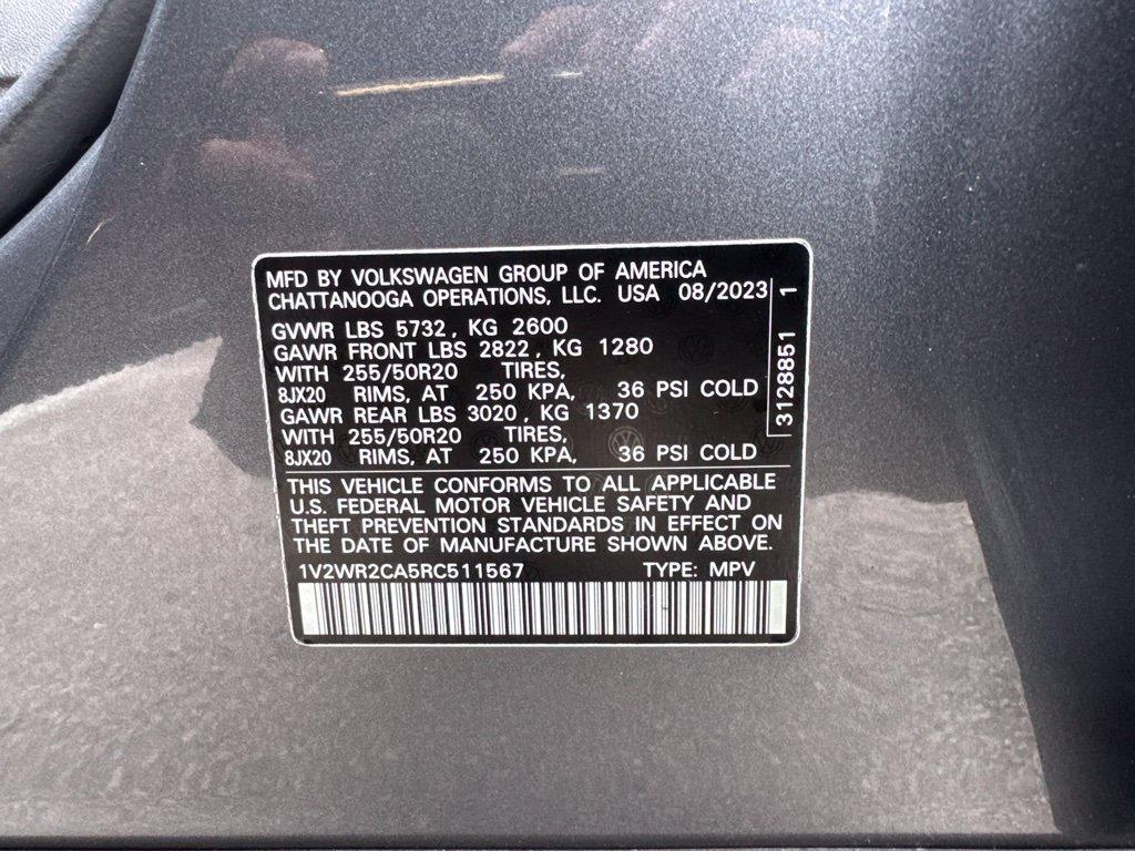 used 2024 Volkswagen Atlas car, priced at $25,447