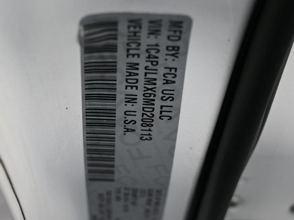 used 2021 Jeep Cherokee car, priced at $17,385