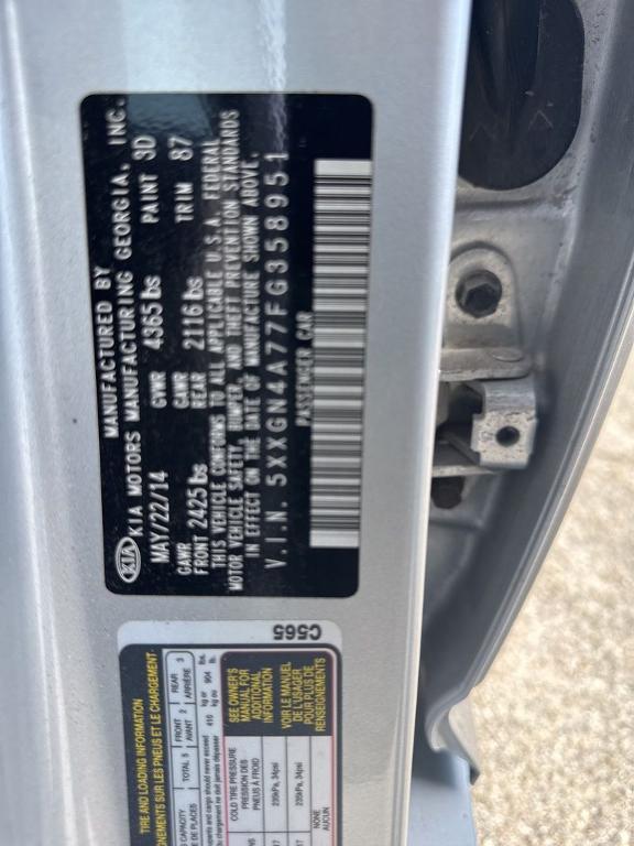 used 2015 Kia Optima car, priced at $2,799