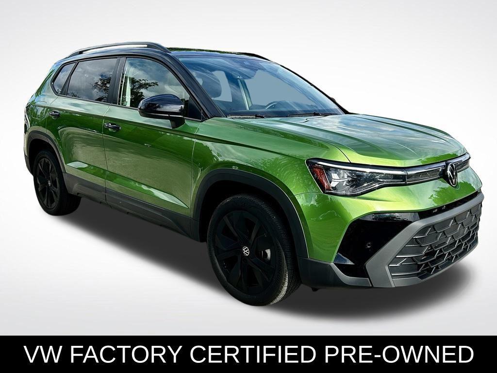 used 2025 Volkswagen Taos car, priced at $24,295