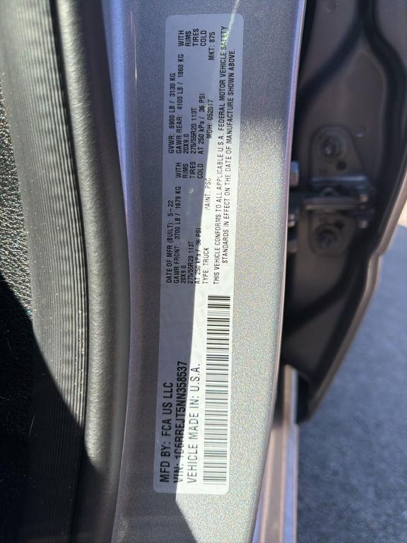 used 2022 Ram 1500 car, priced at $33,497