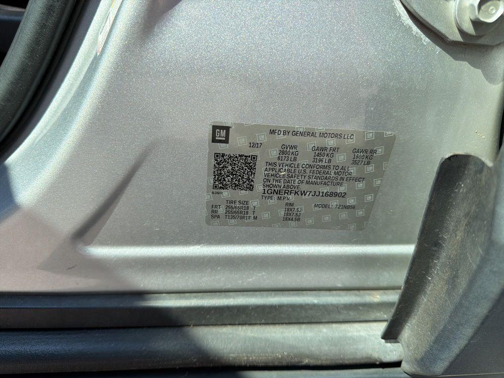 used 2018 Chevrolet Traverse car, priced at $11,497