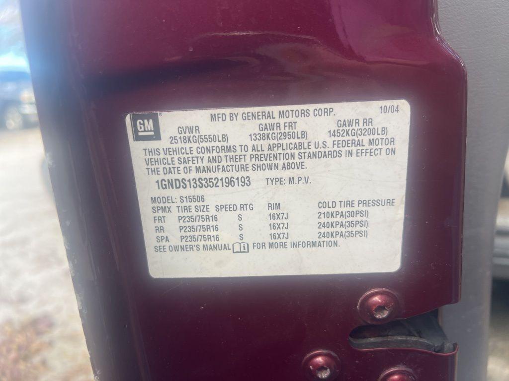 used 2005 Chevrolet TrailBlazer car, priced at $1,799