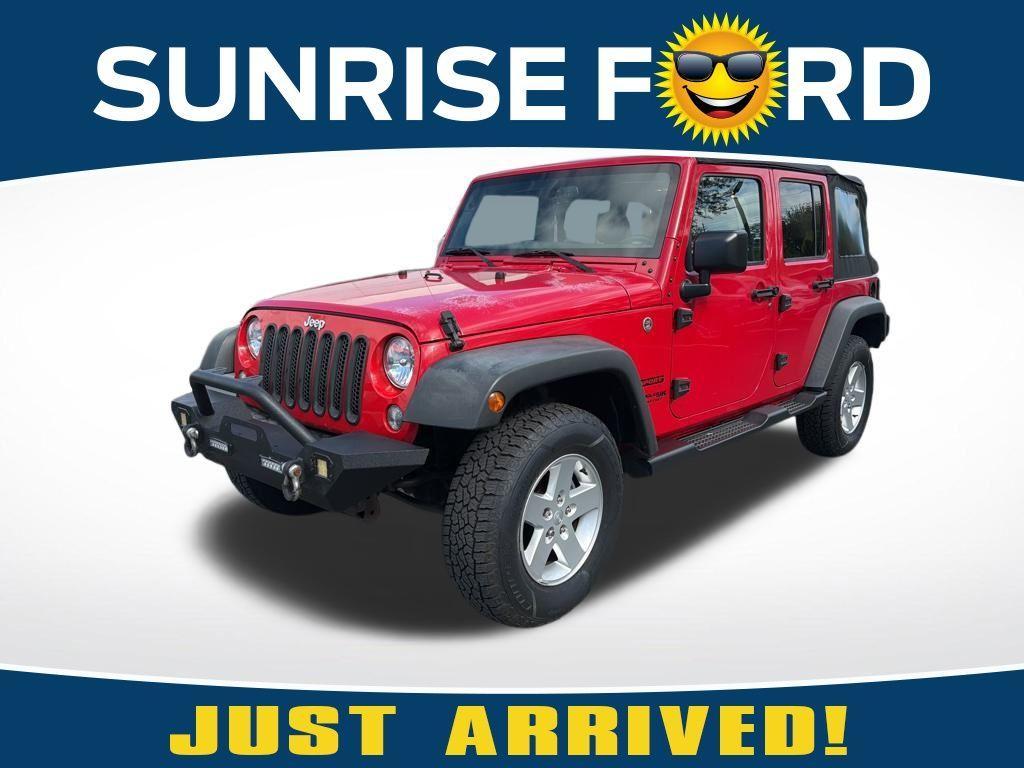 used 2018 Jeep Wrangler JK Unlimited car, priced at $14,199