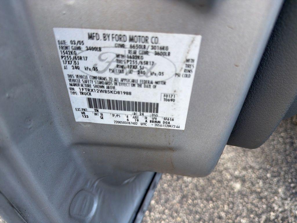 used 2005 Ford F-150 car, priced at $5,399