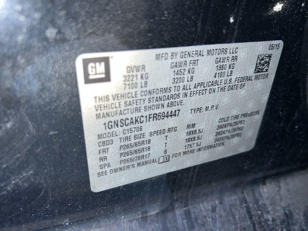 used 2015 Chevrolet Tahoe car, priced at $14,997