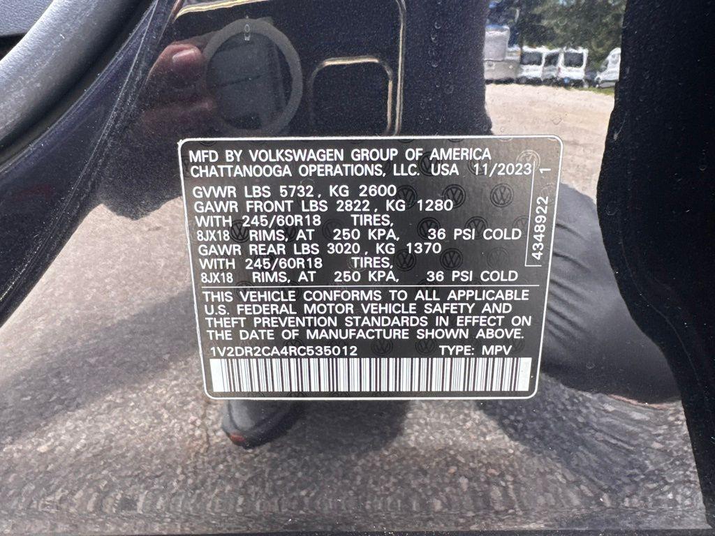 used 2024 Volkswagen Atlas car, priced at $30,045