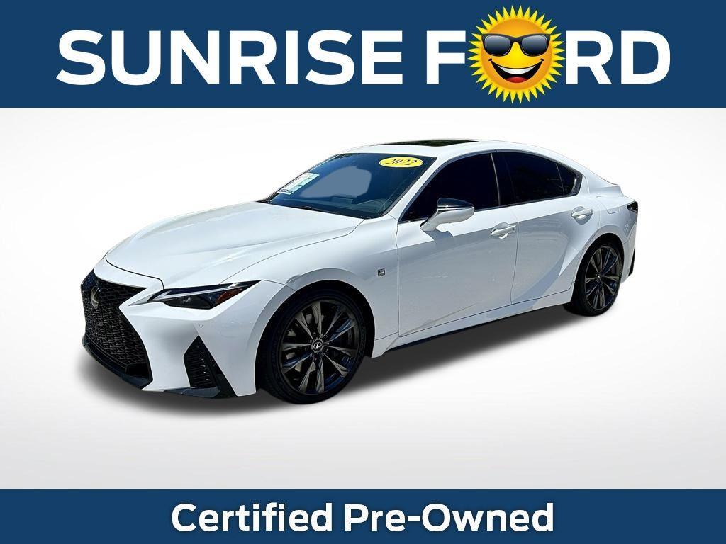 used 2022 Lexus IS 350 car, priced at $33,297