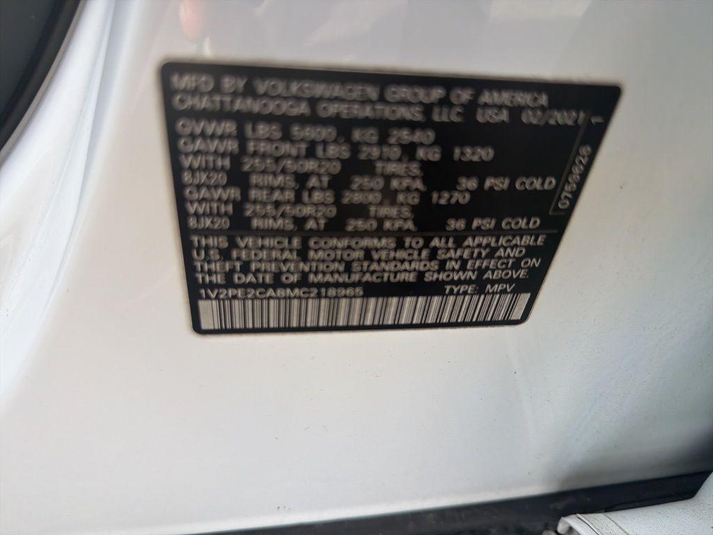 used 2021 Volkswagen Atlas Cross Sport car, priced at $17,298