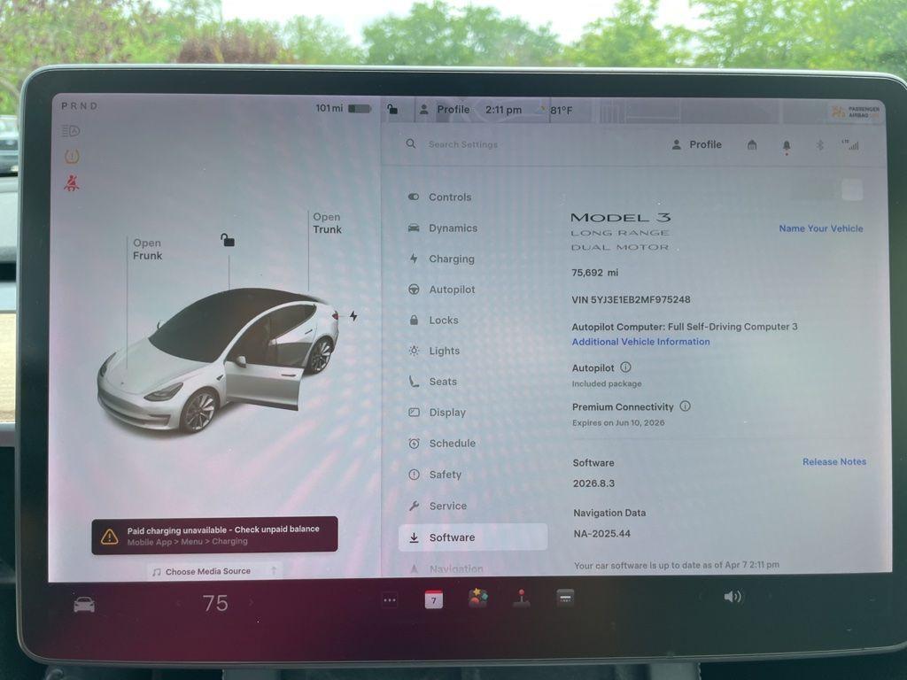 used 2021 Tesla Model 3 car, priced at $21,410