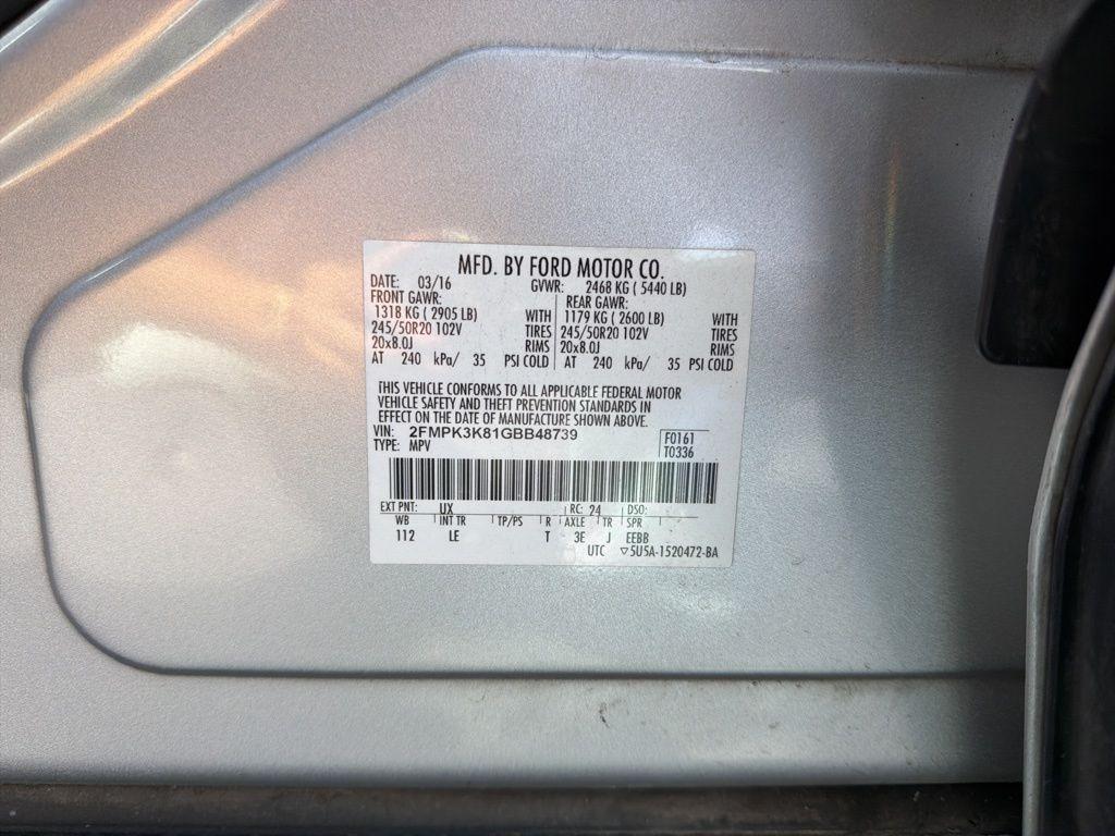 used 2016 Ford Edge car, priced at $12,664