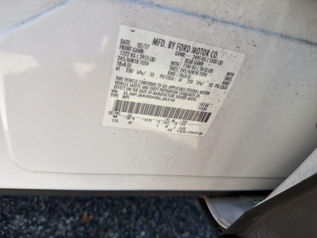 used 2017 Lincoln MKX car, priced at $13,598