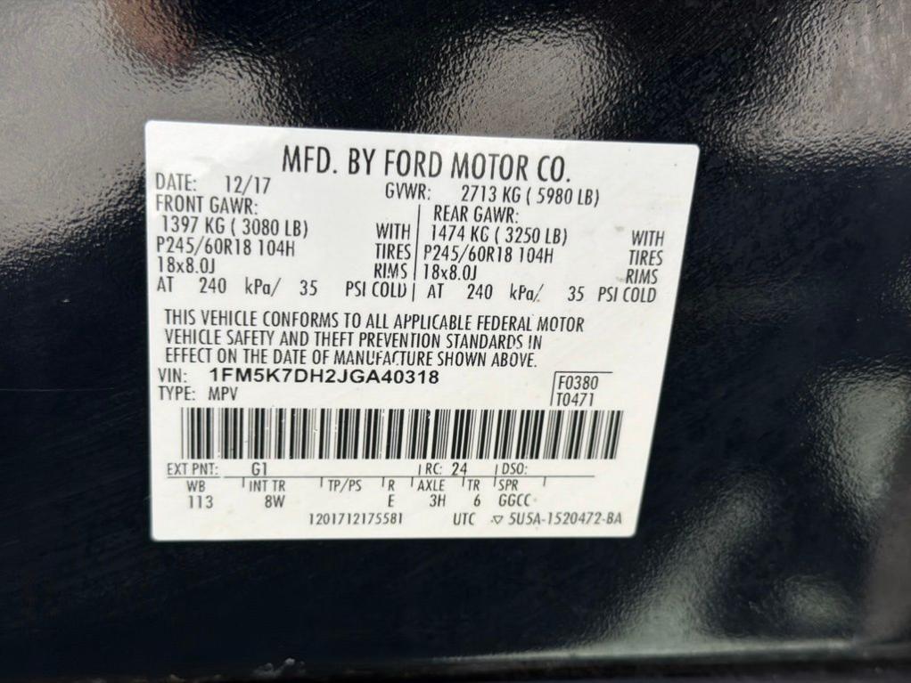 used 2018 Ford Explorer car, priced at $8,999