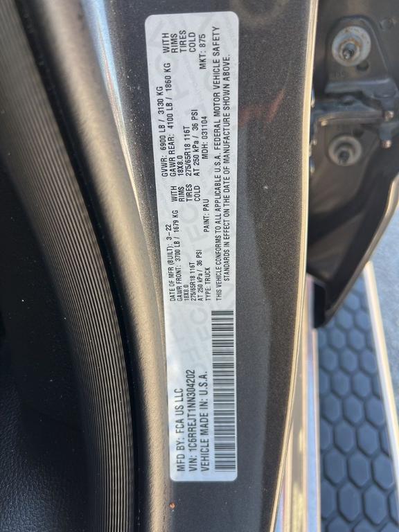 used 2022 Ram 1500 car, priced at $34,297