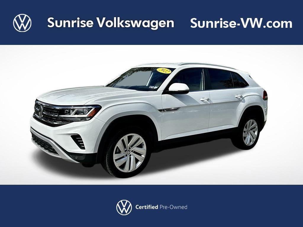 used 2022 Volkswagen Atlas Cross Sport car, priced at $23,095
