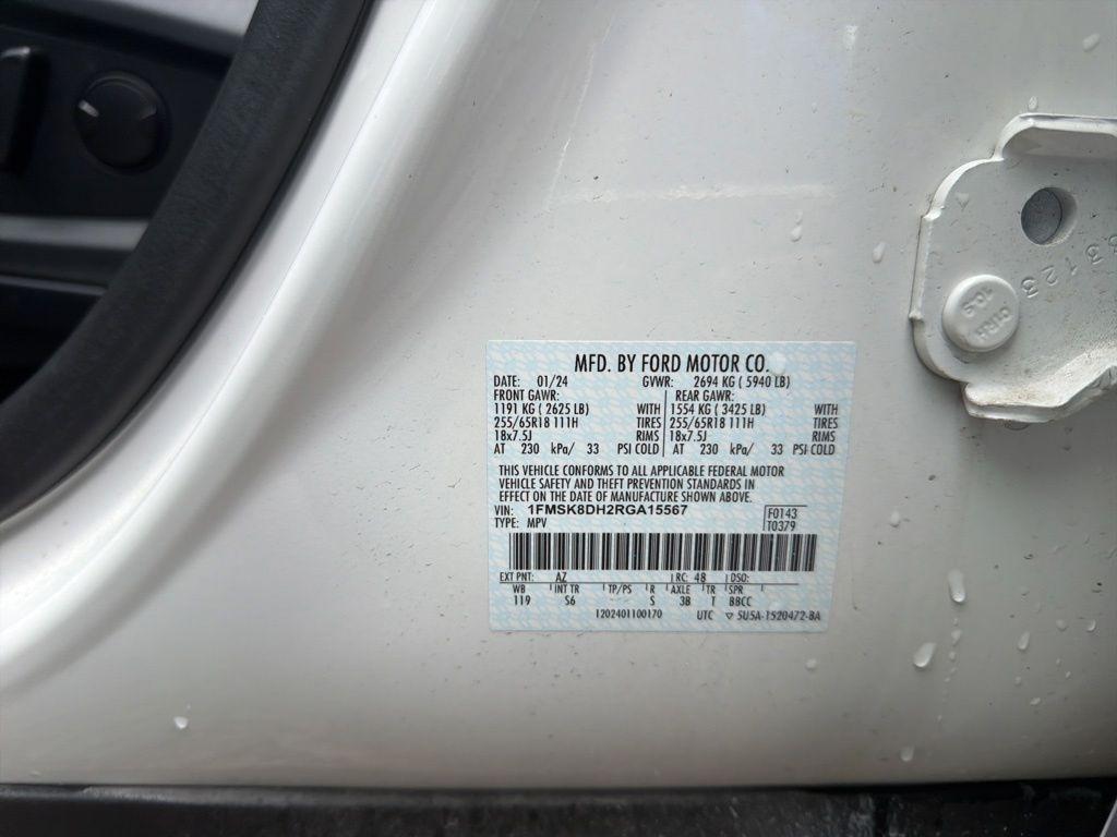 used 2024 Ford Explorer car, priced at $31,982