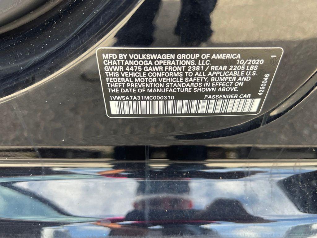 used 2021 Volkswagen Passat car, priced at $13,180