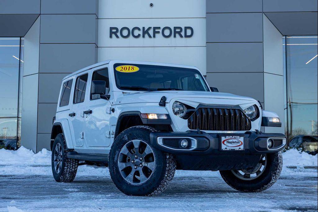 used 2018 Jeep Wrangler Unlimited car, priced at $19,993