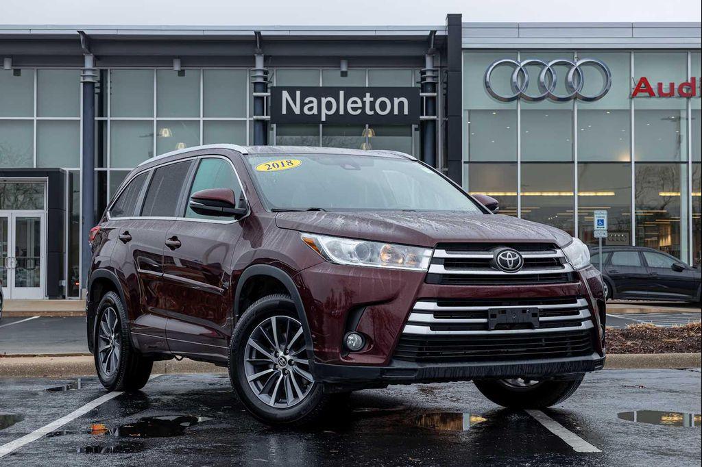 used 2018 Toyota Highlander car, priced at $15,500
