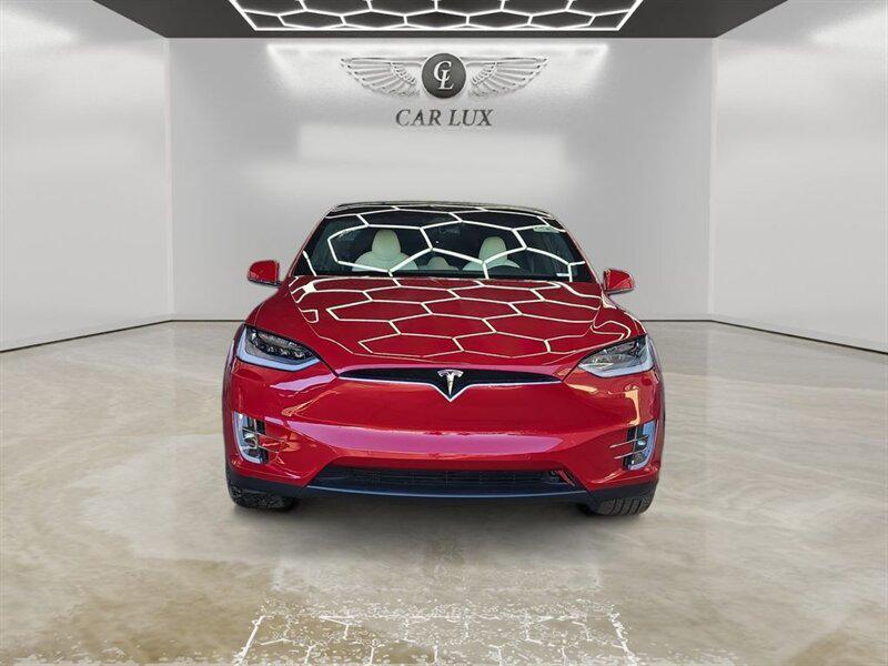 used 2020 Tesla Model X car, priced at $32,999