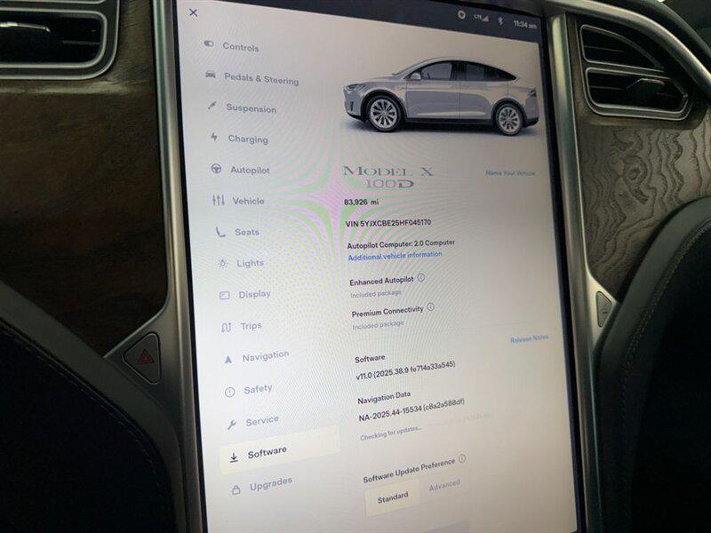 used 2017 Tesla Model X car, priced at $25,699