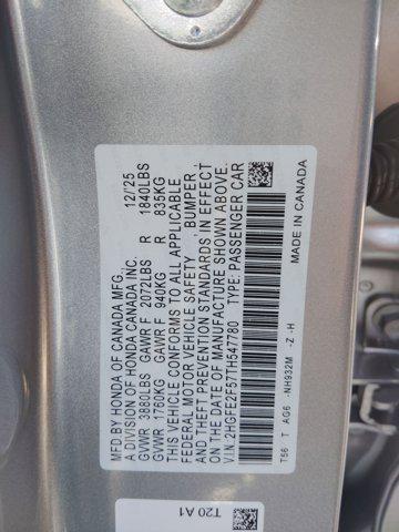 new 2026 Honda Civic car, priced at $26,791