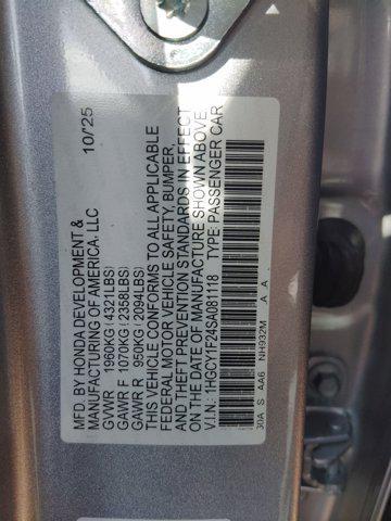 new 2025 Honda Accord car, priced at $28,291