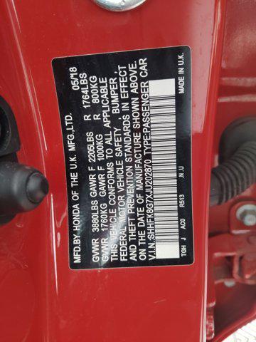 used 2018 Honda Civic Type R car, priced at $32,499