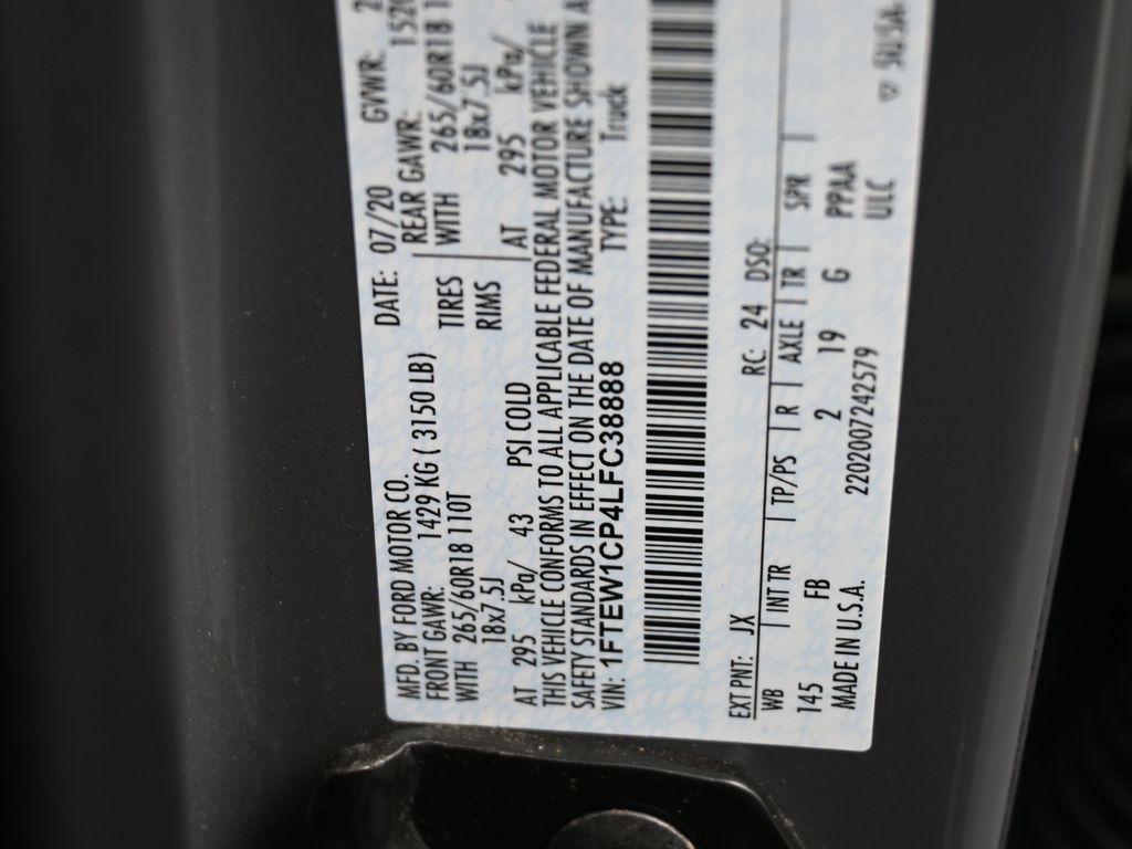 used 2020 Ford F-150 car, priced at $22,991