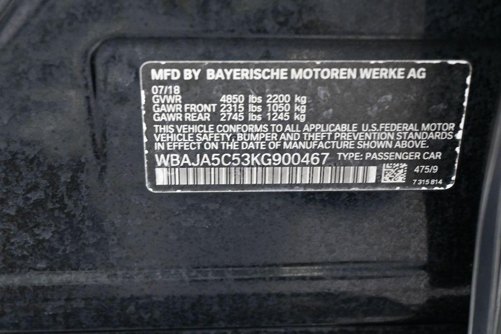 used 2019 BMW 530 car, priced at $13,991
