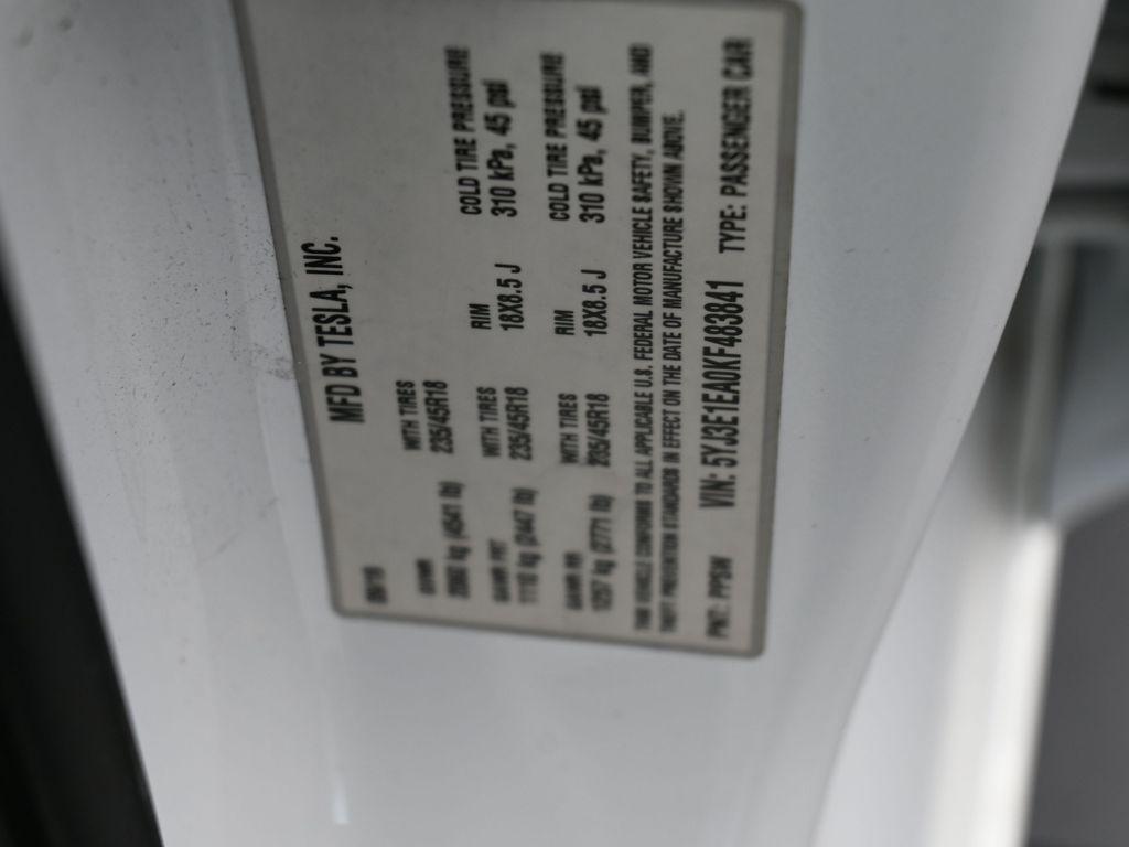 used 2019 Tesla Model 3 car, priced at $16,991