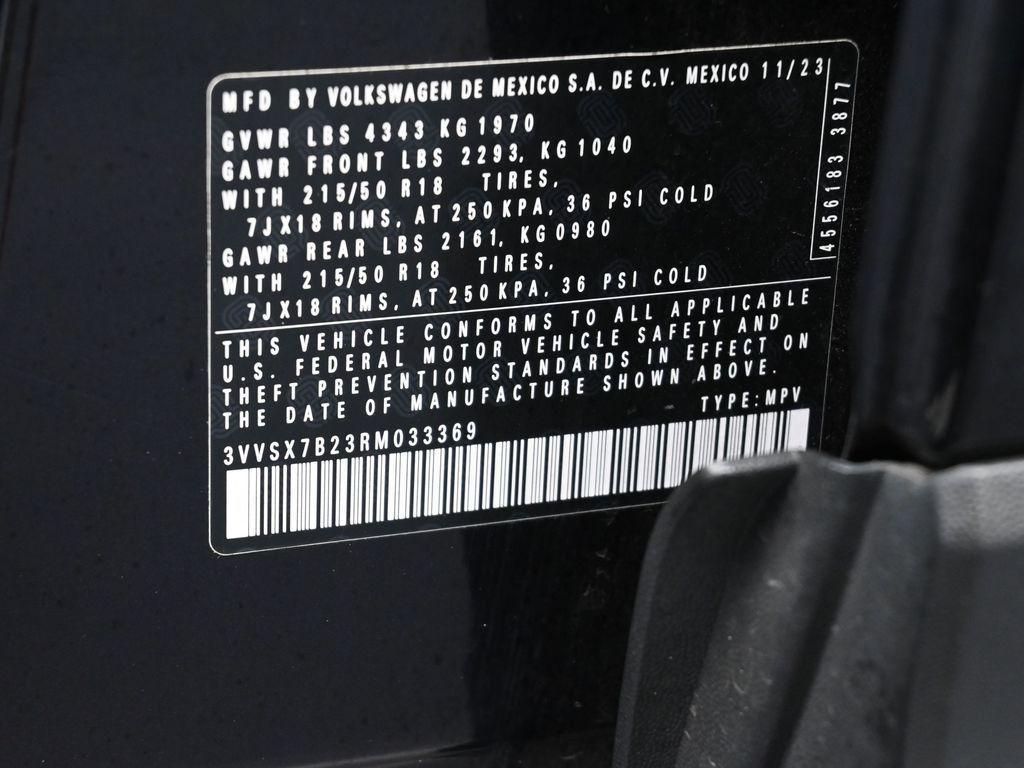 used 2024 Volkswagen Taos car, priced at $15,419