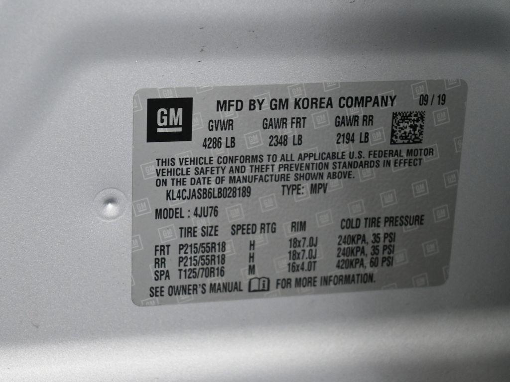 used 2020 Buick Encore car, priced at $13,197