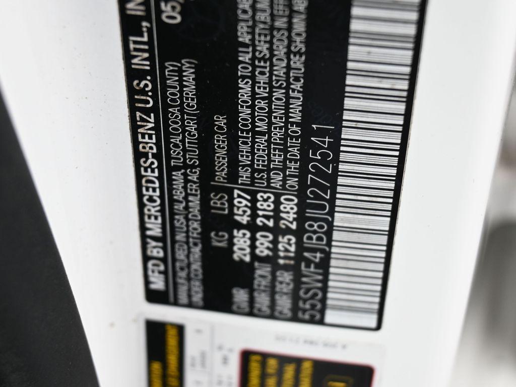 used 2018 Mercedes-Benz C-Class car, priced at $13,341