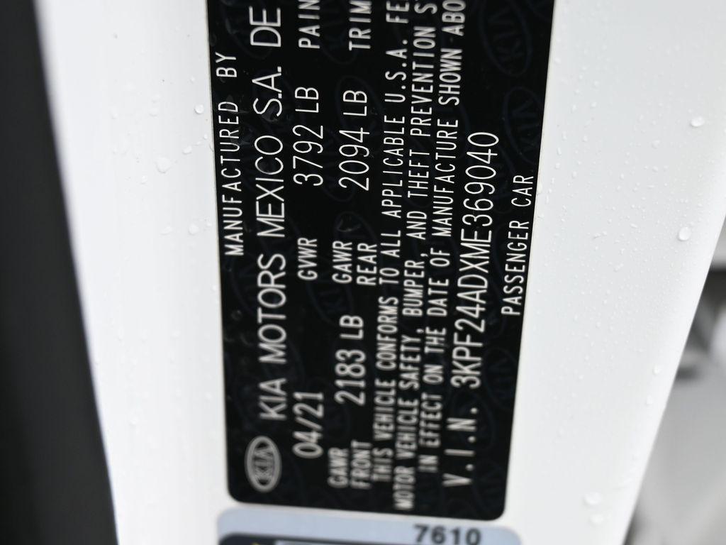 used 2021 Kia Forte car, priced at $10,991