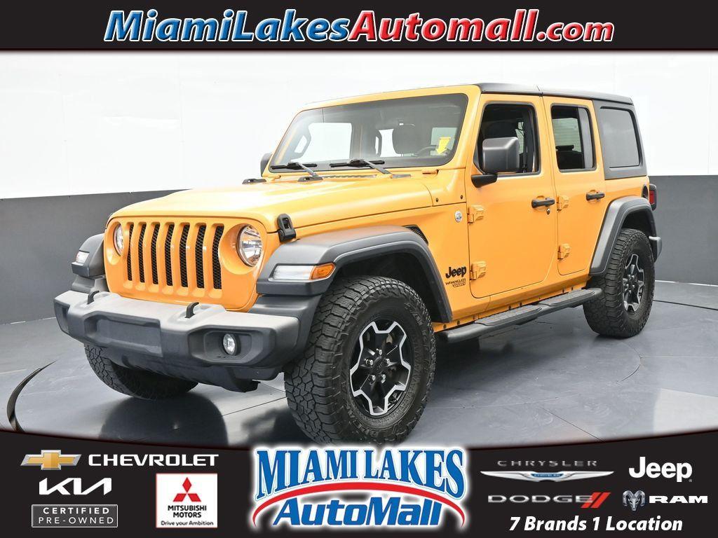 used 2018 Jeep Wrangler Unlimited car, priced at $19,991