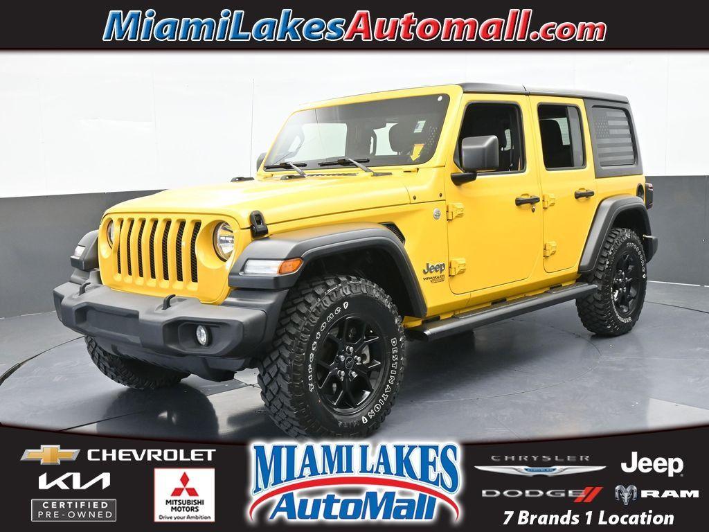 used 2020 Jeep Wrangler Unlimited car, priced at $18,991