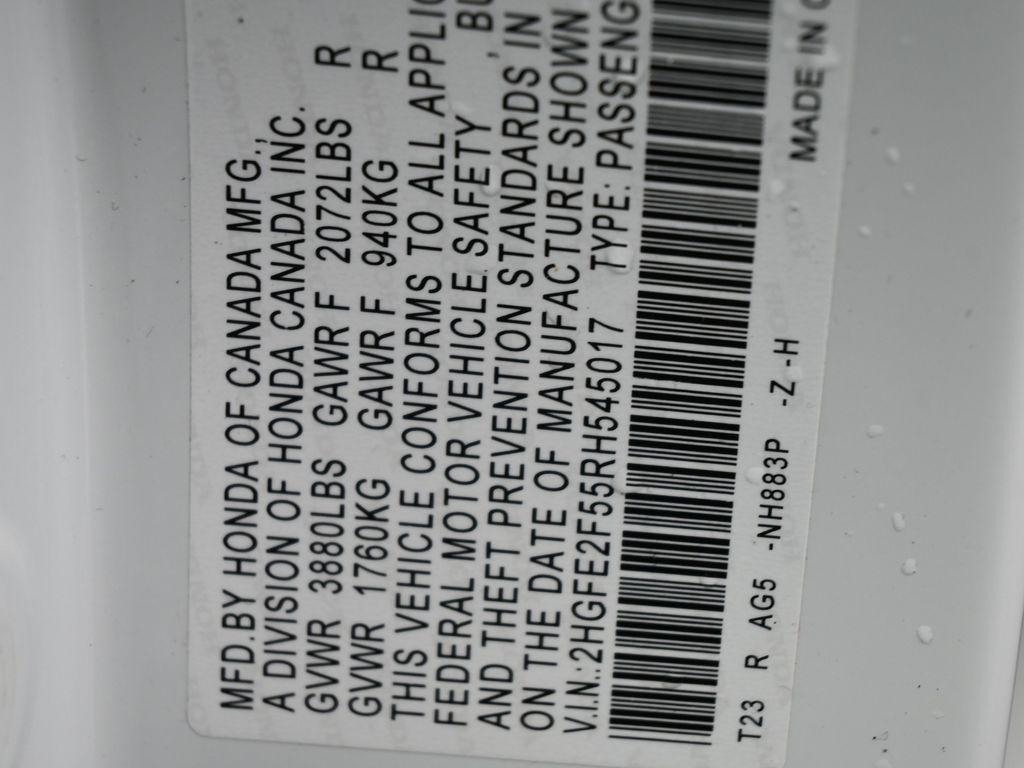 used 2024 Honda Civic car, priced at $21,995