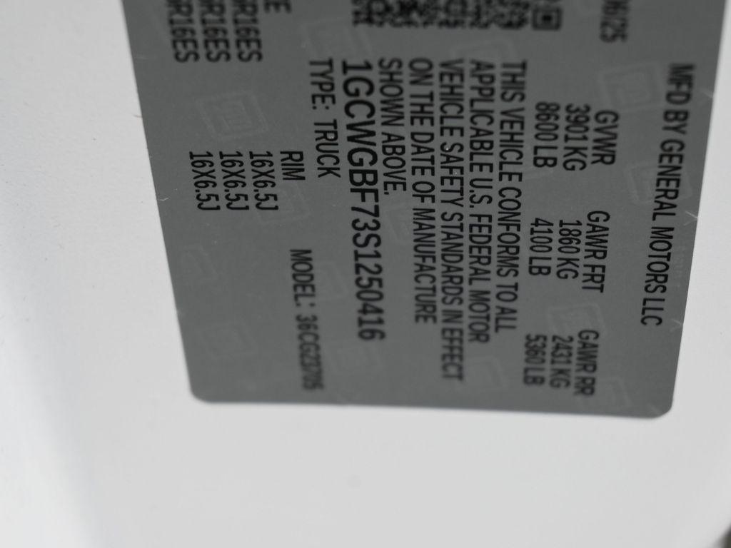 new 2025 Chevrolet Express 2500 car, priced at $41,158