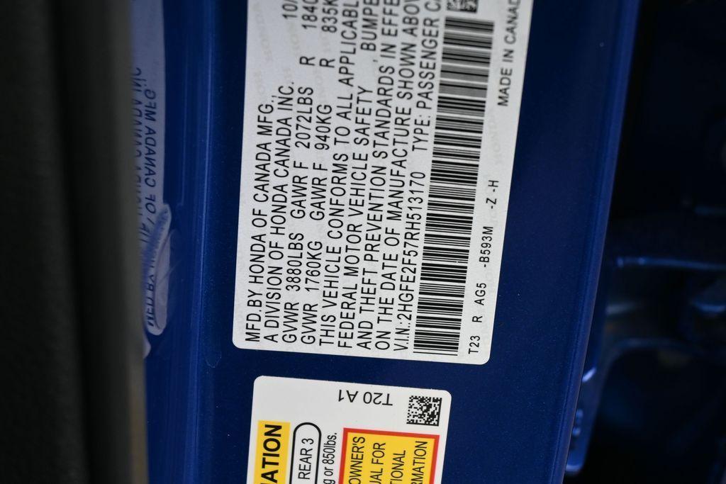 used 2024 Honda Civic car, priced at $21,739
