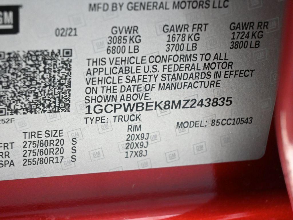 used 2021 Chevrolet Silverado 1500 car, priced at $21,321