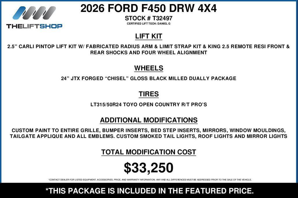 used 2026 Ford F-450 car, priced at $152,740