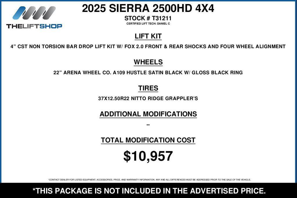 used 2025 GMC Sierra 2500 car, priced at $78,490