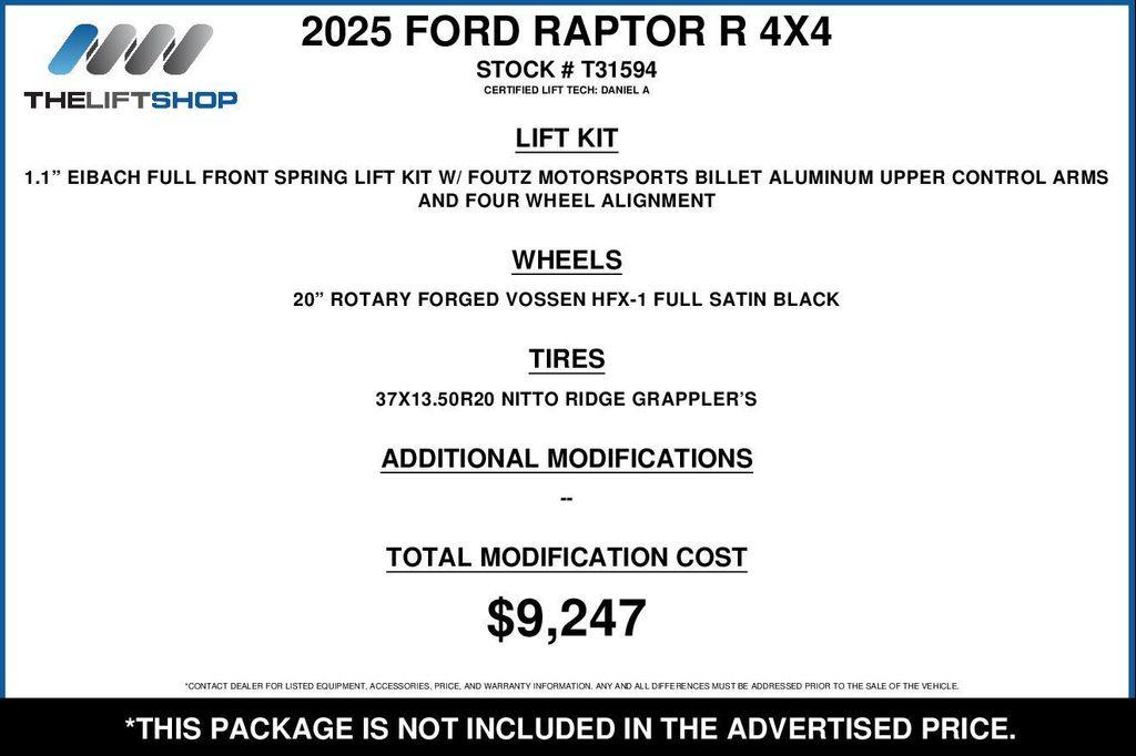 used 2025 Ford F-150 car, priced at $136,490