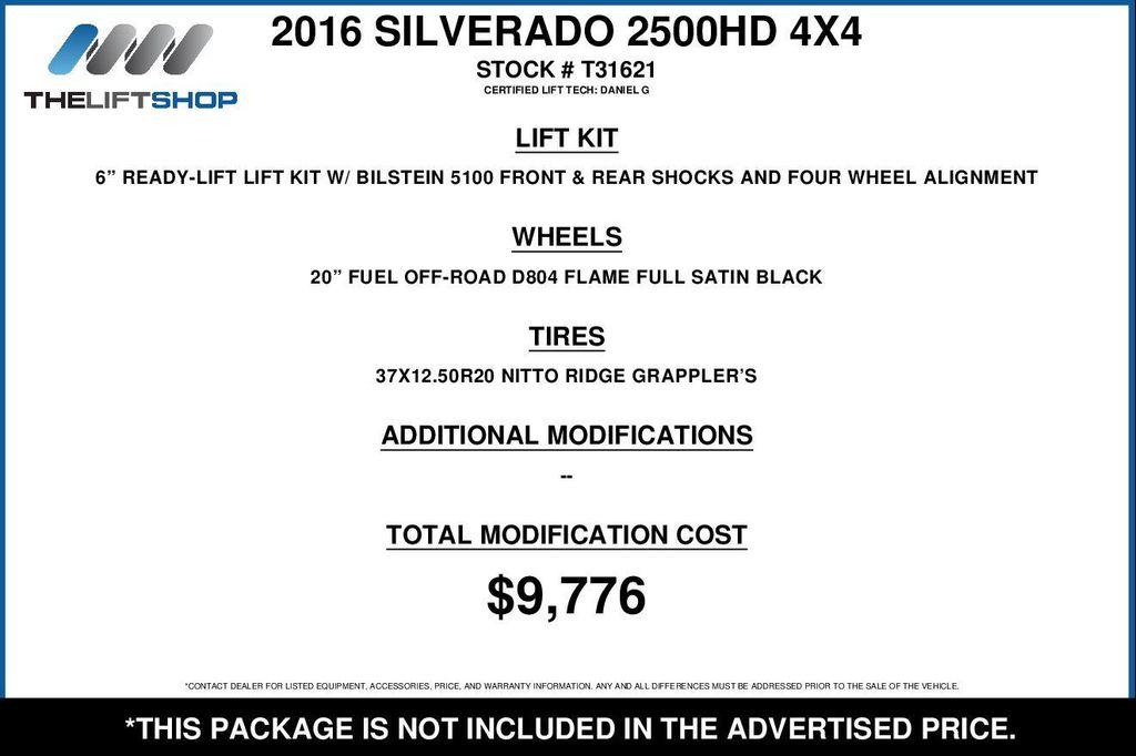used 2016 Chevrolet Silverado 2500 car, priced at $59,990