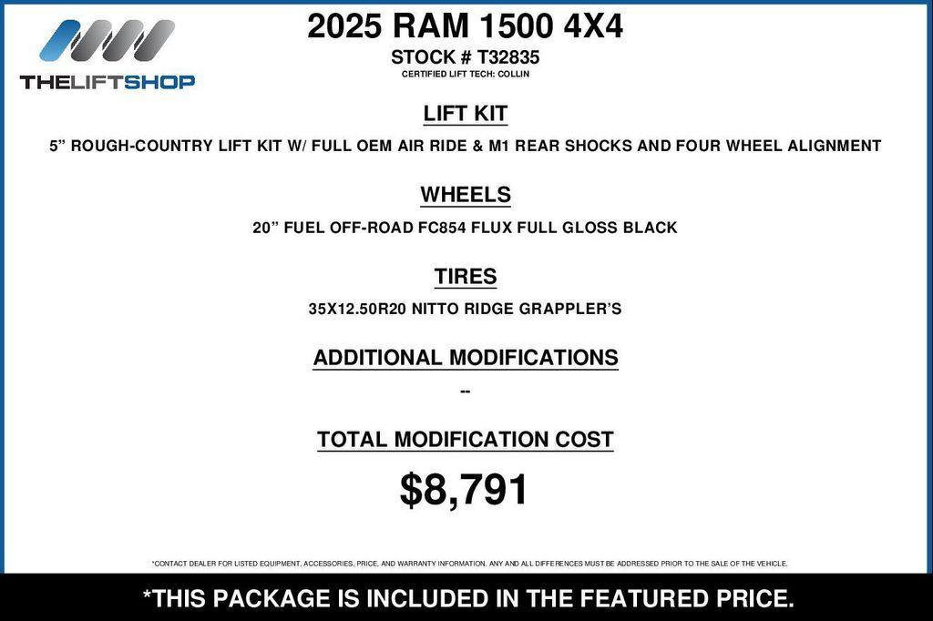 used 2025 Ram 1500 car, priced at $85,480