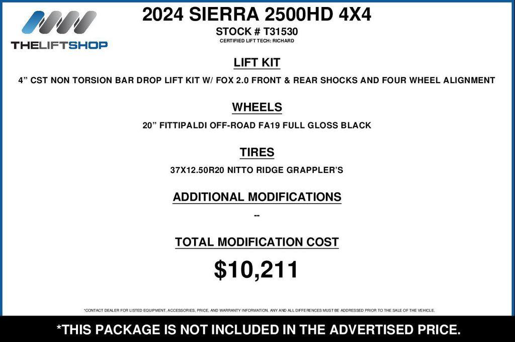 used 2024 GMC Sierra 2500 car, priced at $78,490