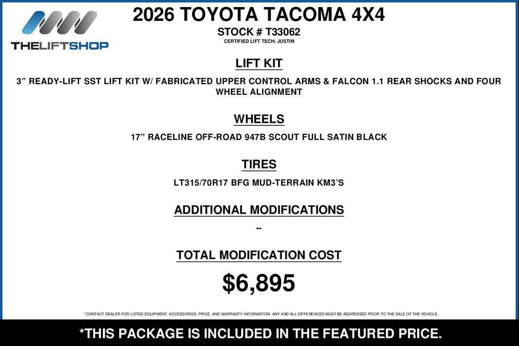 used 2026 Toyota Tacoma Hybrid car, priced at $60,584