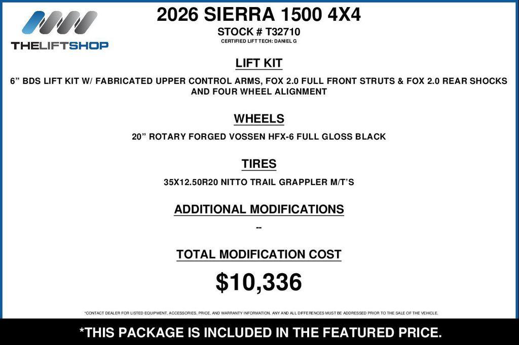 used 2026 GMC Sierra 1500 car, priced at $70,625