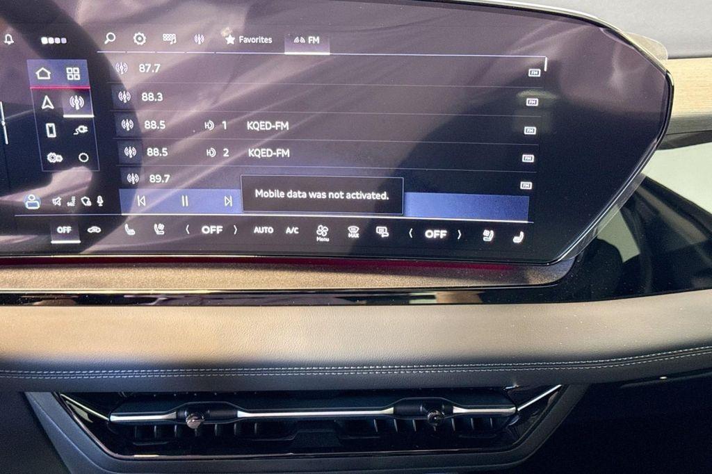 new 2025 Audi Q6 e-tron car, priced at $75,840